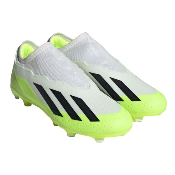 Adidas Mens X Crazyfast.3 Firm Ground Football Boots - White/Black