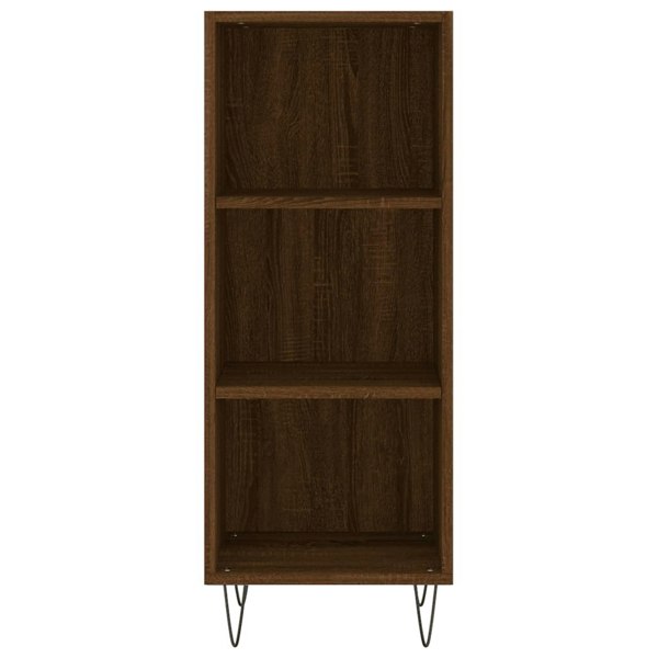 Berkfield Sideboard Brown Oak 34.5x32.5x90 cm Engineered Wood