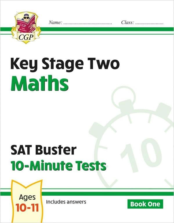CGP KS2 Year 6 SAT Buster 10-Minute Tests Bundle – Ages 10-11 (English Grammar Punctuation & Spelling, English Reading, Maths, Maths Problem Solving)