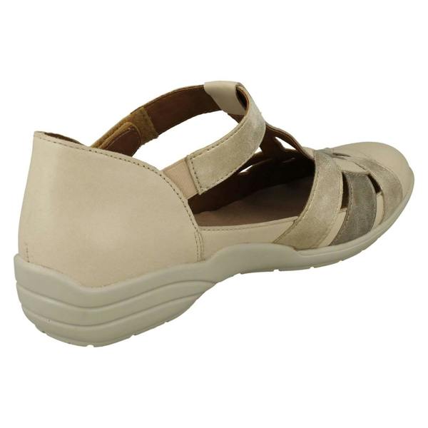Remonte Ladies Remonte Cut Out Detailed Wide Fitting Summer Shoes R7601