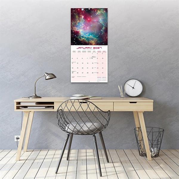 Space Calendar 2027, Wall Calendars, Month To View, Natural World, Gift