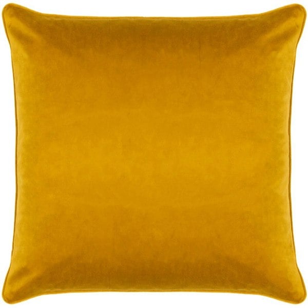 Wylder Manor Piped Velvet Bee Cushion Cover - Yellow