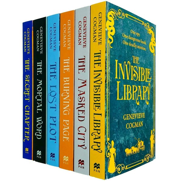 Invisible Library Series 6 Book Set By Genevieve Cogman Masked City Burning Page