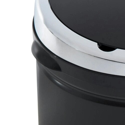 Bobobiy 50L Sensor Bin with Quiet Soft-Close Lid, Stainless Steel for Hygienic Kitchen, Black