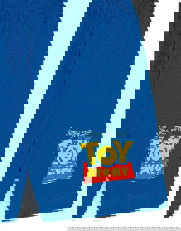 Disney Toy Story Boys Blue Woody Costume Short Sleeve Short Leg Pyjama Set