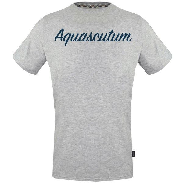 Aquascutum Signature Logo T-Shirt - Grey