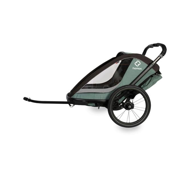 Hamax Cocoon Child Bike Trailer - Green/Black
