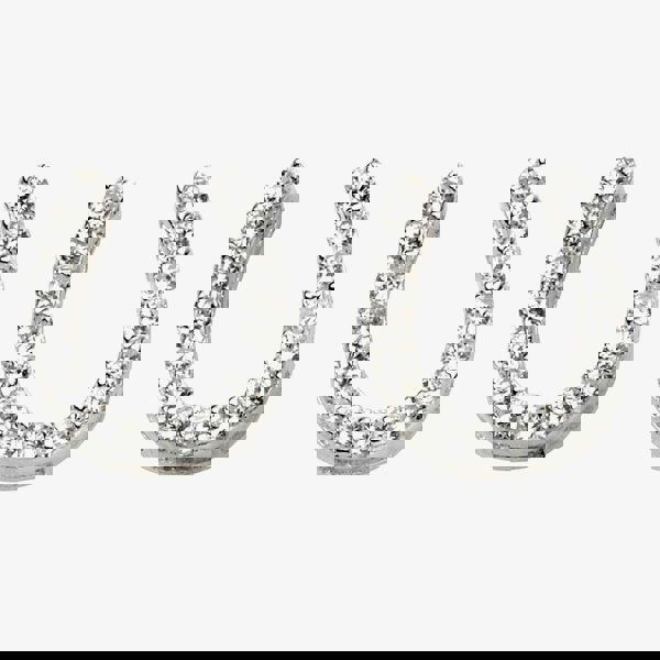 T. H. Baker T H Baker Ladies Silver Horse Shoe Stud Earrings E5742C