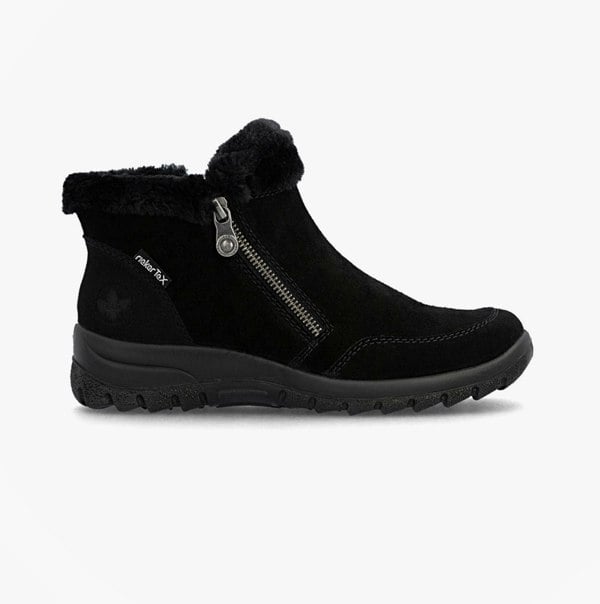 Rieker L7188-00 Womens Boots Black