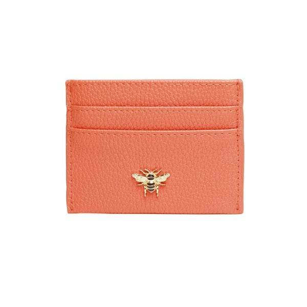 Alice Wheeler Vegan Leather Bee Card Holder – Slim Design