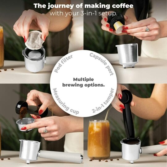 Berlinger Haus Espresso Coffee Maker, 3 in 1 BH9854