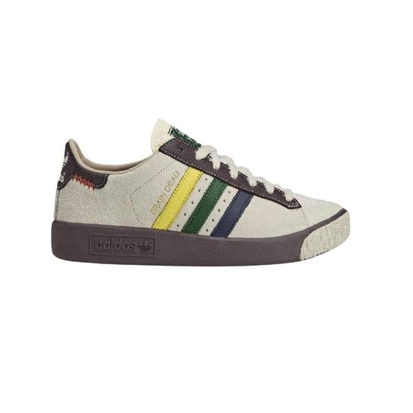 Adidas Mens Brain Dead Suede Trainers - White - 