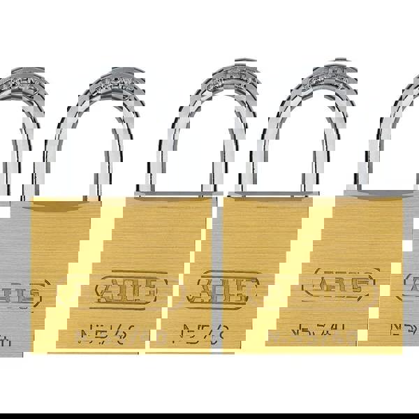 Abus Mechanical 55 Series Brass Padlock - Multi Colour - 