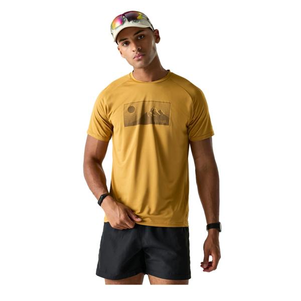 Dare 2B Mens Tech II Moon Mountain T-Shirt - Wood Brown - 
