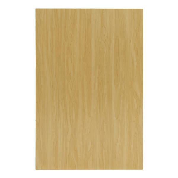 Maple countertop surface of the Triton LED Shop Counter Set, showcasing a smooth, natural wood grain texture and light color