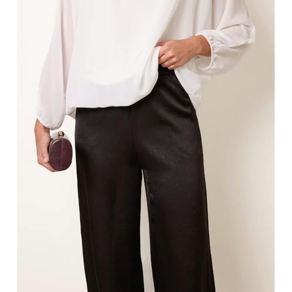 Blue Vanilla High Waist Wide Leg Trousers