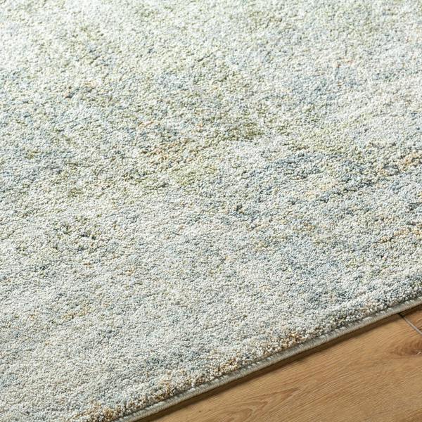 Livabliss Avellino-Abstract Green Grey Beige Modern Marble High Pile Rug