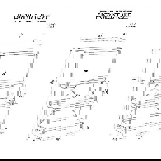 Thalia Multifunctional Sideboard, Hallway Storage-Rit Concept-Rit Concept