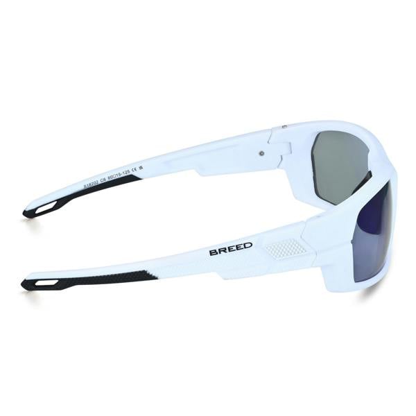 Breed Sirus Polarized Sunglasses - White/Blue - BSG069C6
