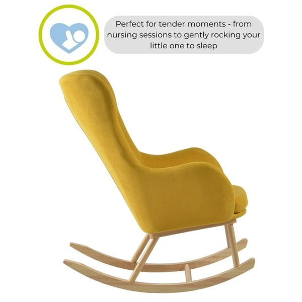 Paxton Rocking Nursing Chair Mustard Yellow