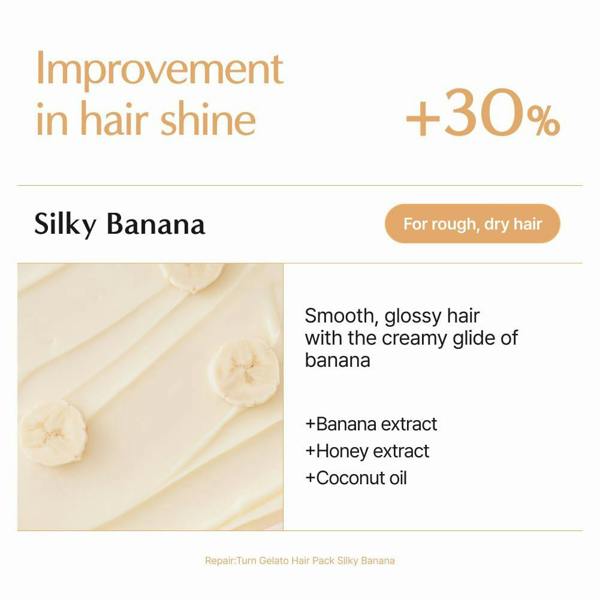 LILYEVE Gelato Hair Pack #Silky Banana 200ml