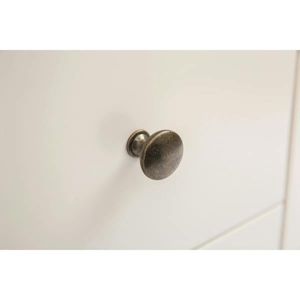 Cabinet Bits Maggiori 5 Drawer Narrow Chest of Drawers Brass Knob
