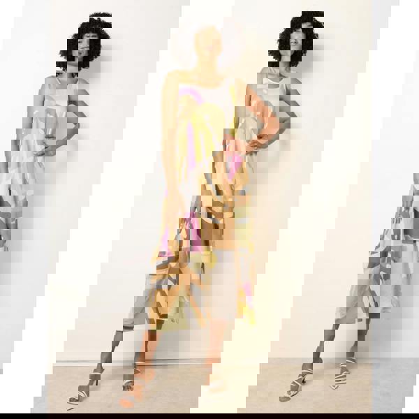 Blue Vanilla Scoop Neck Maxi Dress