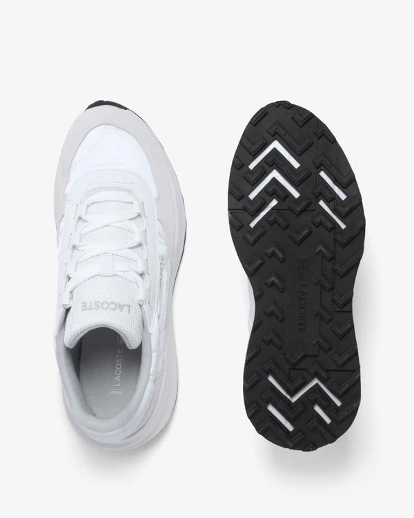 Lacoste Elite Active Evo Mens Trainers - White/Light Grey 14X