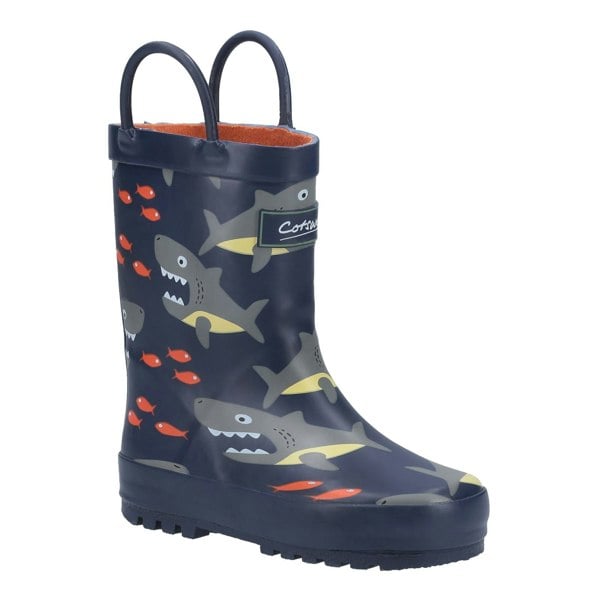Cotswold Puddle Rubber Shark Wellington Boots