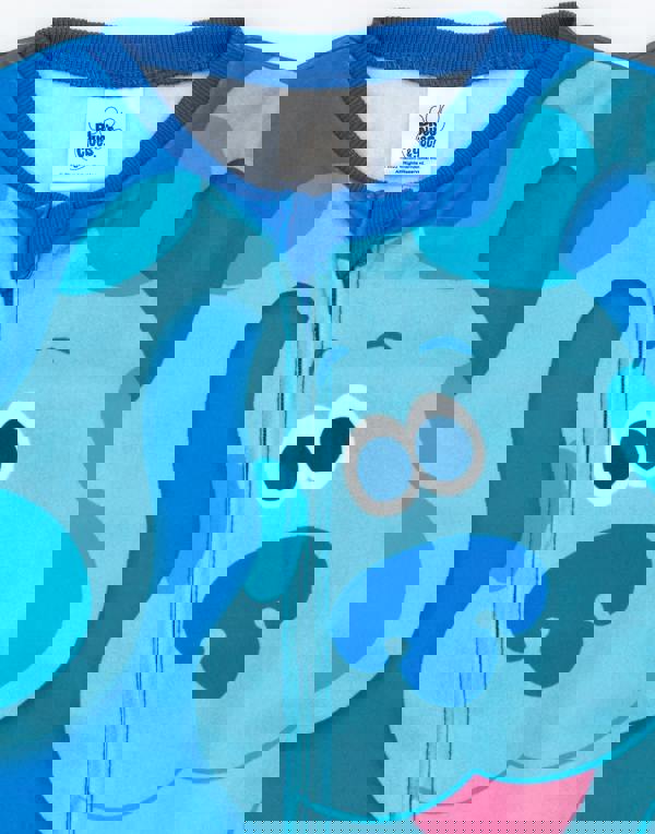 Blue's Clues & You! Unisex Kids Blue All-Over Print Sleeves Onesie