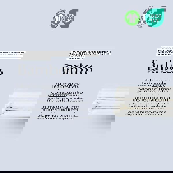 Ethical Bedding Light & Airy Flat Sheet in White (Bamboo)