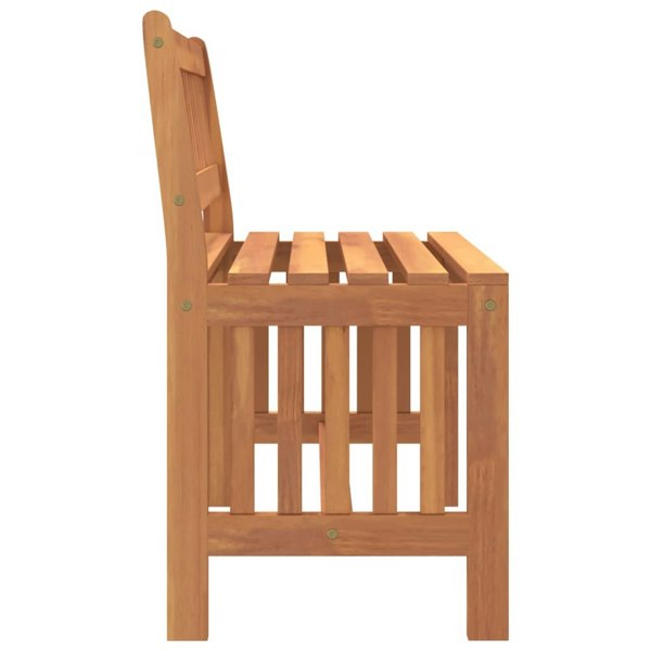 Berkfield Garden Bench 80 cm Solid Wood Eucalyptus