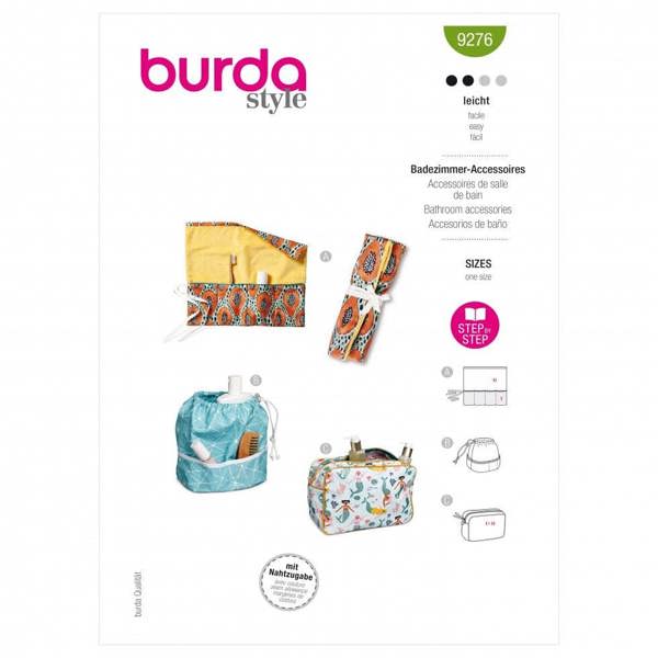 Burda Sewing Pattern 9276 Bags , One Size - Easy