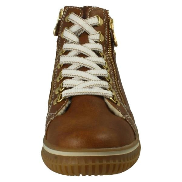 Rieker Ladies Rieker-Tex Double Zip Ankle Boots 74233