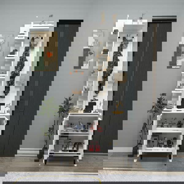 Destina Home Lefteris Hallway Coat Rack with Shelves