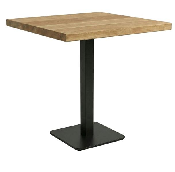 TRL Furniture Solid Oak Square Pedestal Table (Table Top Only)