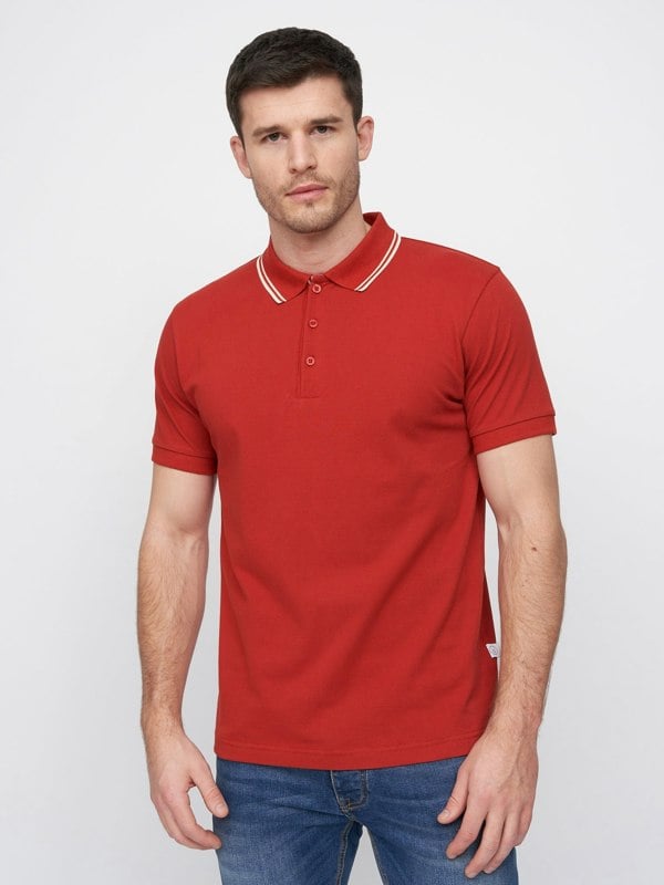 Duck and Cover Samtrase Polo - Red