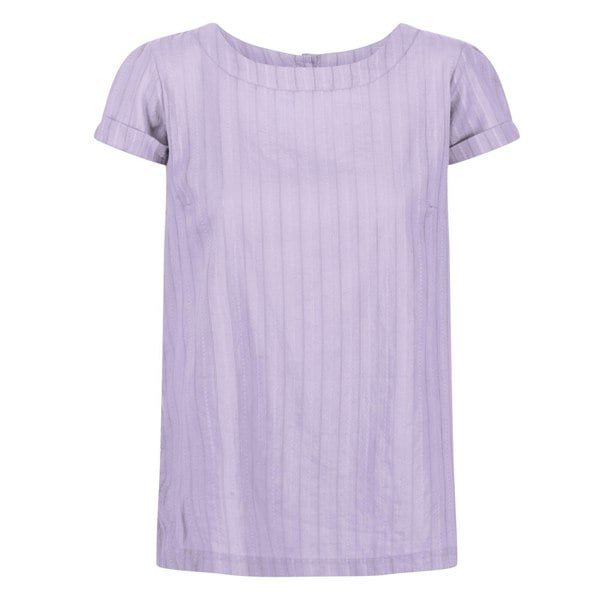 Regatta Women's Jaelynn Dobby Cotton T-Shirt - Pastel Lilac