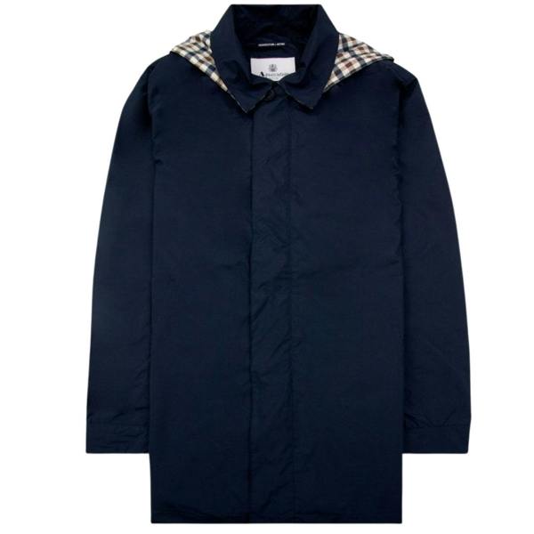 Aquascutum Active Active Packable Trench Navy Navy Blue Jacket S