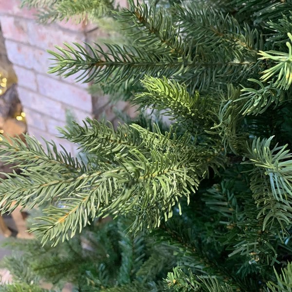 Samuel Alexander Everlands 210cm (7ft) Green Grandis Fir Real Look Christmas Tree 2326 Tips