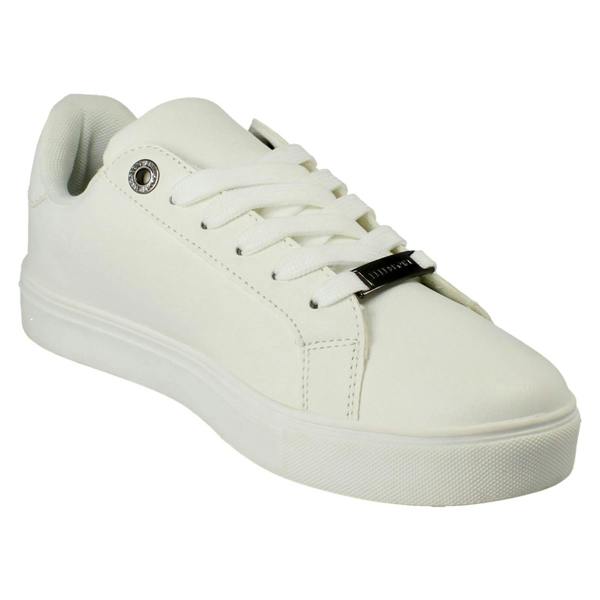Elle Sport Ladies Elle Sport Flower Detail Lace Up Trainers F7309