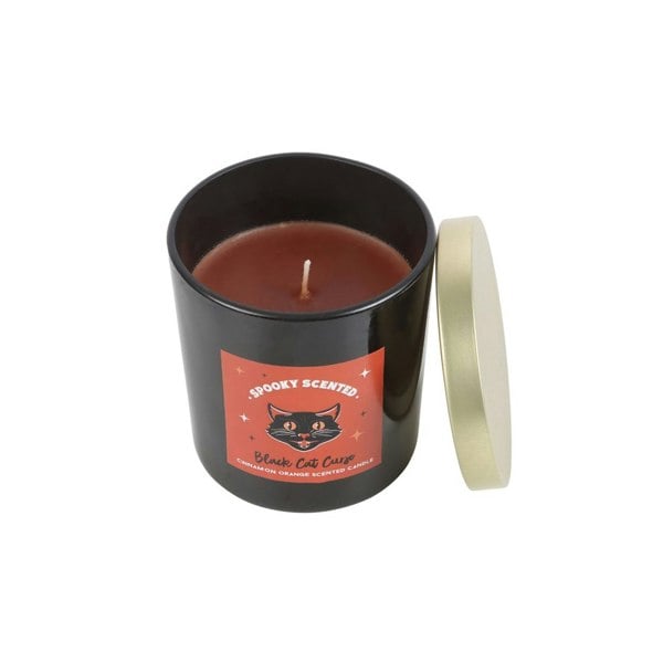 Serano Black Cat Curse Cinnamon Orange Candle