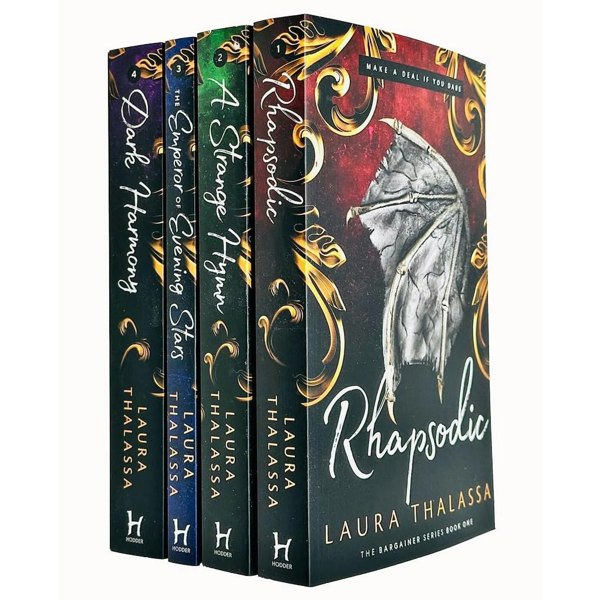 The Bargainer Series 4 Book Set by Laura Thalassa Rhapsodic, A Strange Hymn & more