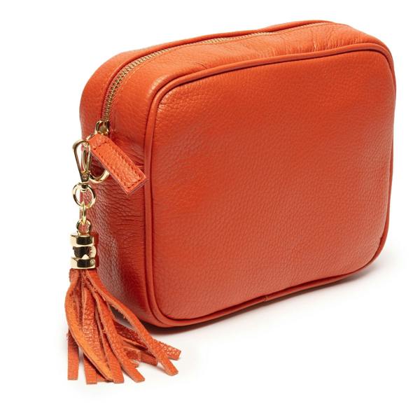 Elie Beaumont Crossbody Tassel Rust