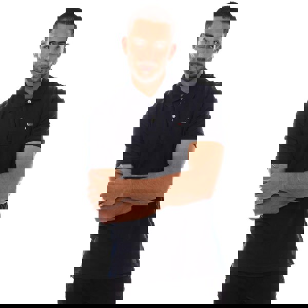 Tommy Jeans Mens Casual Polo Shirt - Navy