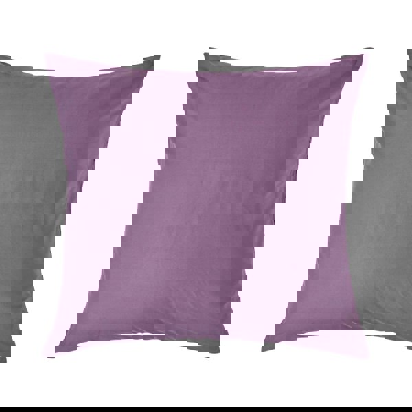 HOMESCAPES Crisp & Cool 200 TC Egyptian Cotton Percale Housewife Pillowcase, European Size