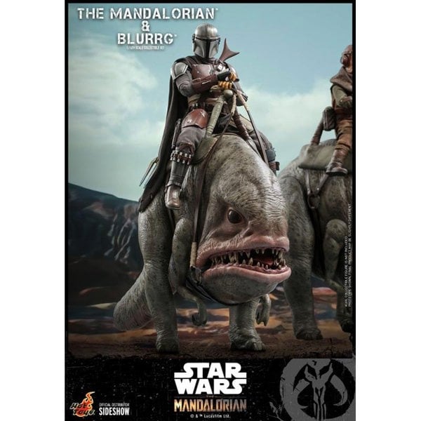 Hot Toys The Mandalorian and Blurrg 37cm Star Wars 2 Pack 1:6 Scale Figure Hot Toys 908287