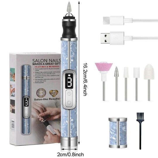 Havendro Professional Toe Nail Grinder For Thick Toenails Set Manicure and Pedicure Tool