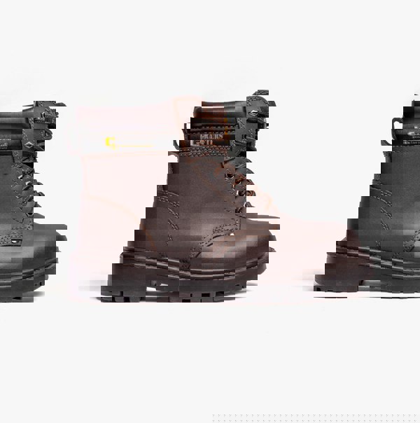Grafters APPRENTICE Unisex Leather Safety Boots Brown