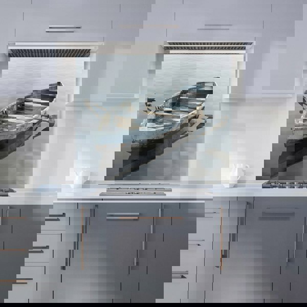 Warren Reed - Designer Boat On The Lake Kitchen Splashback